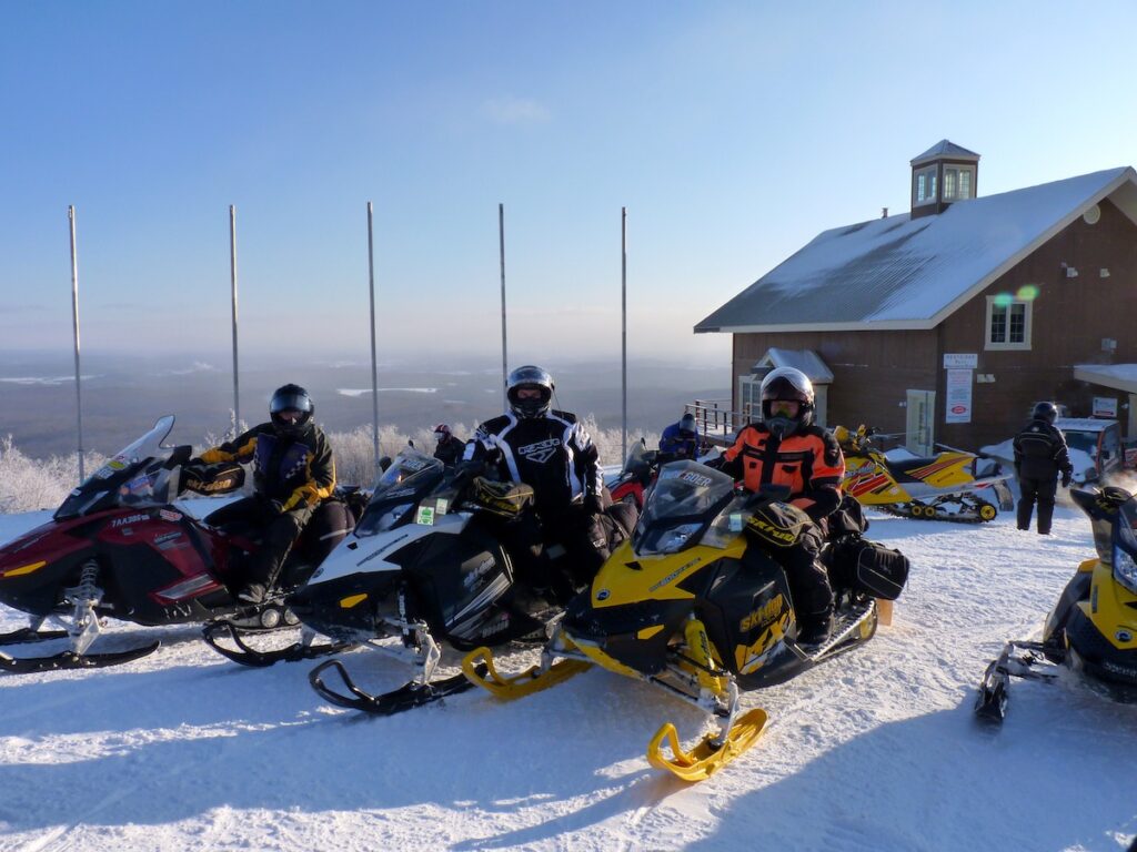 guided snowmobile tours