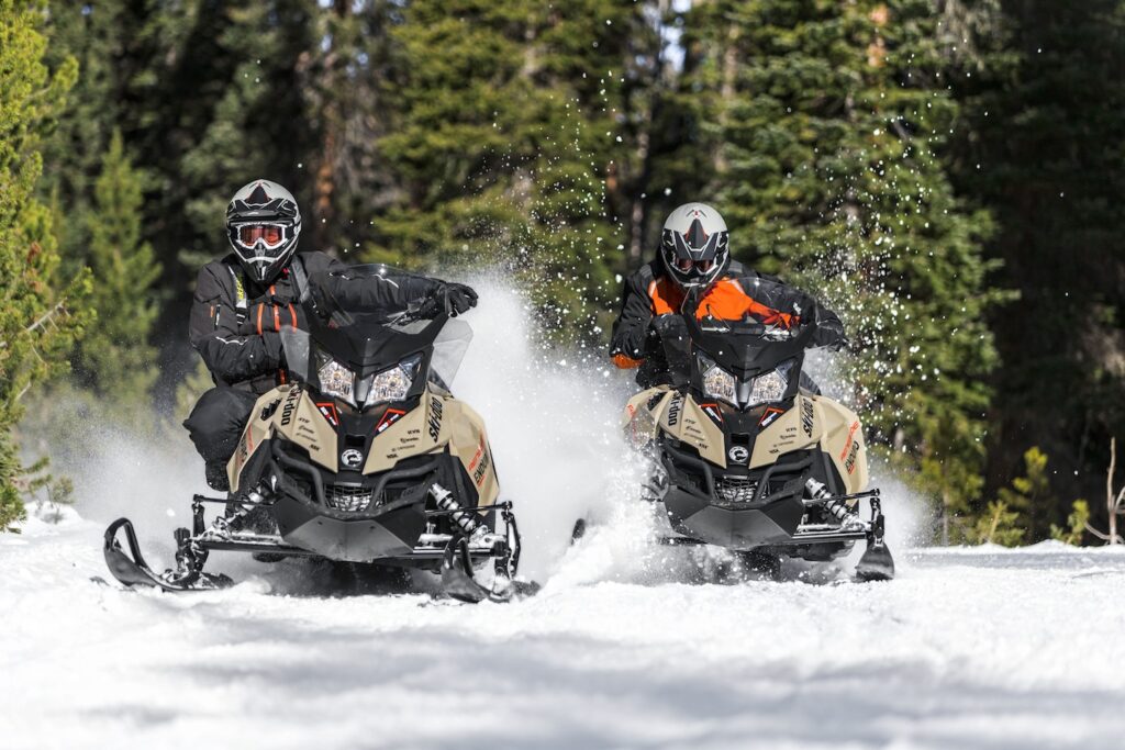 Ski Doo Renegade Enduro on trail