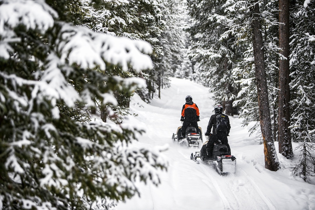 Stay on Snowmobile Trails