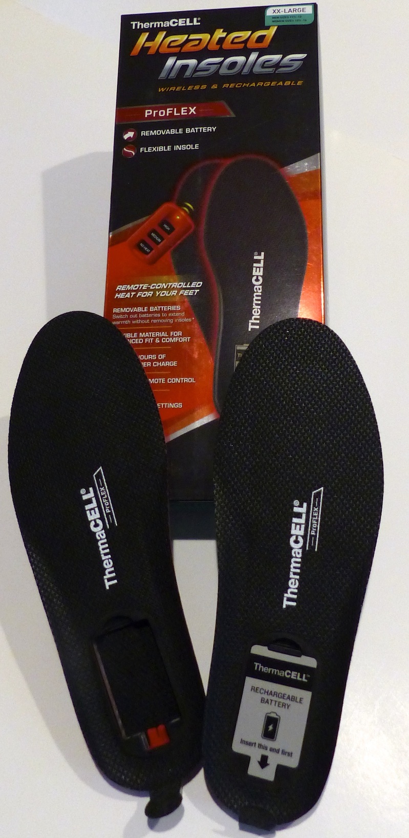 Thermacell rechargeable heated on sale insole