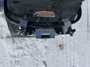 quick connect removable snowmobile hitch