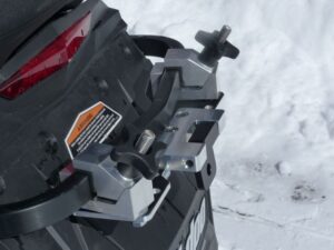 quick connect removable snowmobile hitch