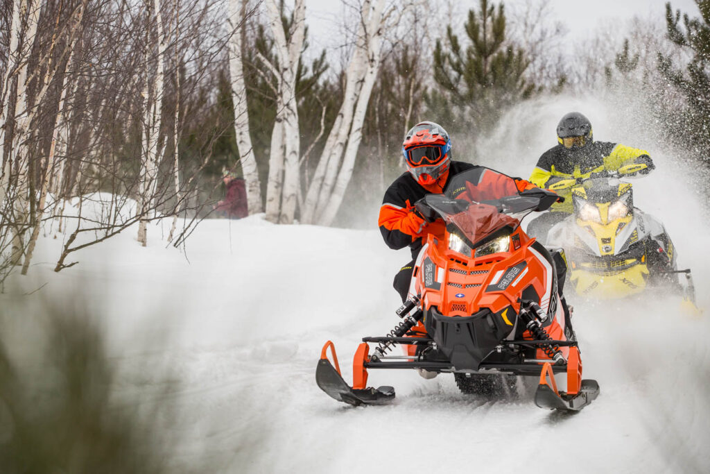 american snowmobilers visit ontario