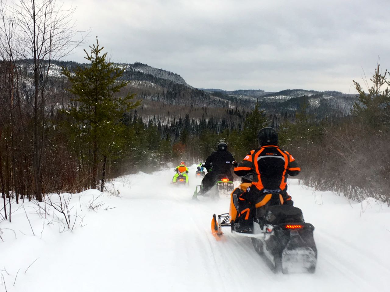 saguenay snowmobile paradise