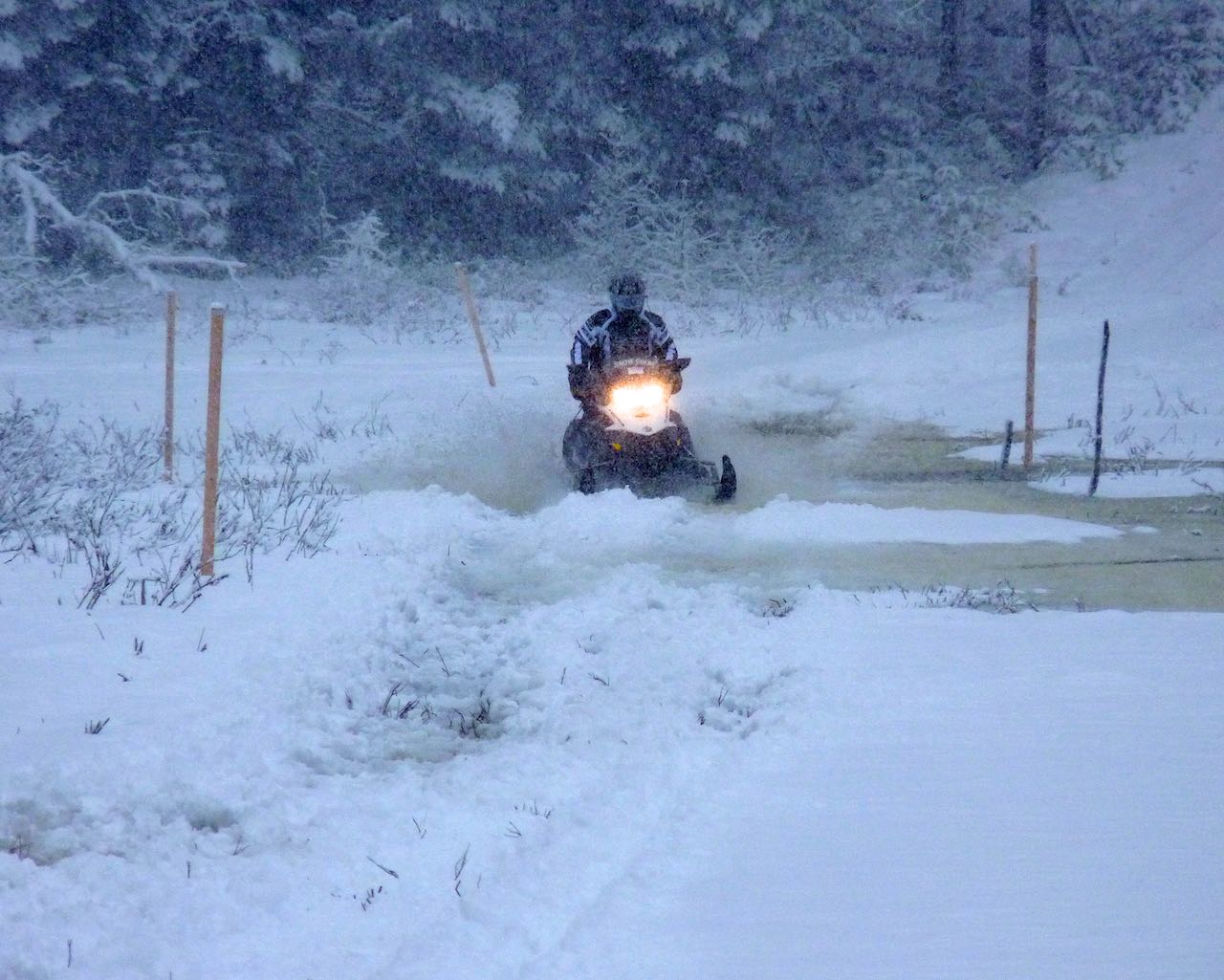 meltdown snowmobile trail conditions