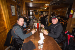 tour lunch at ontario snowmobile restaurants