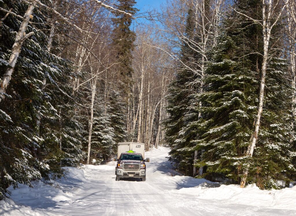 own a snowmobile trailer enables you to go places