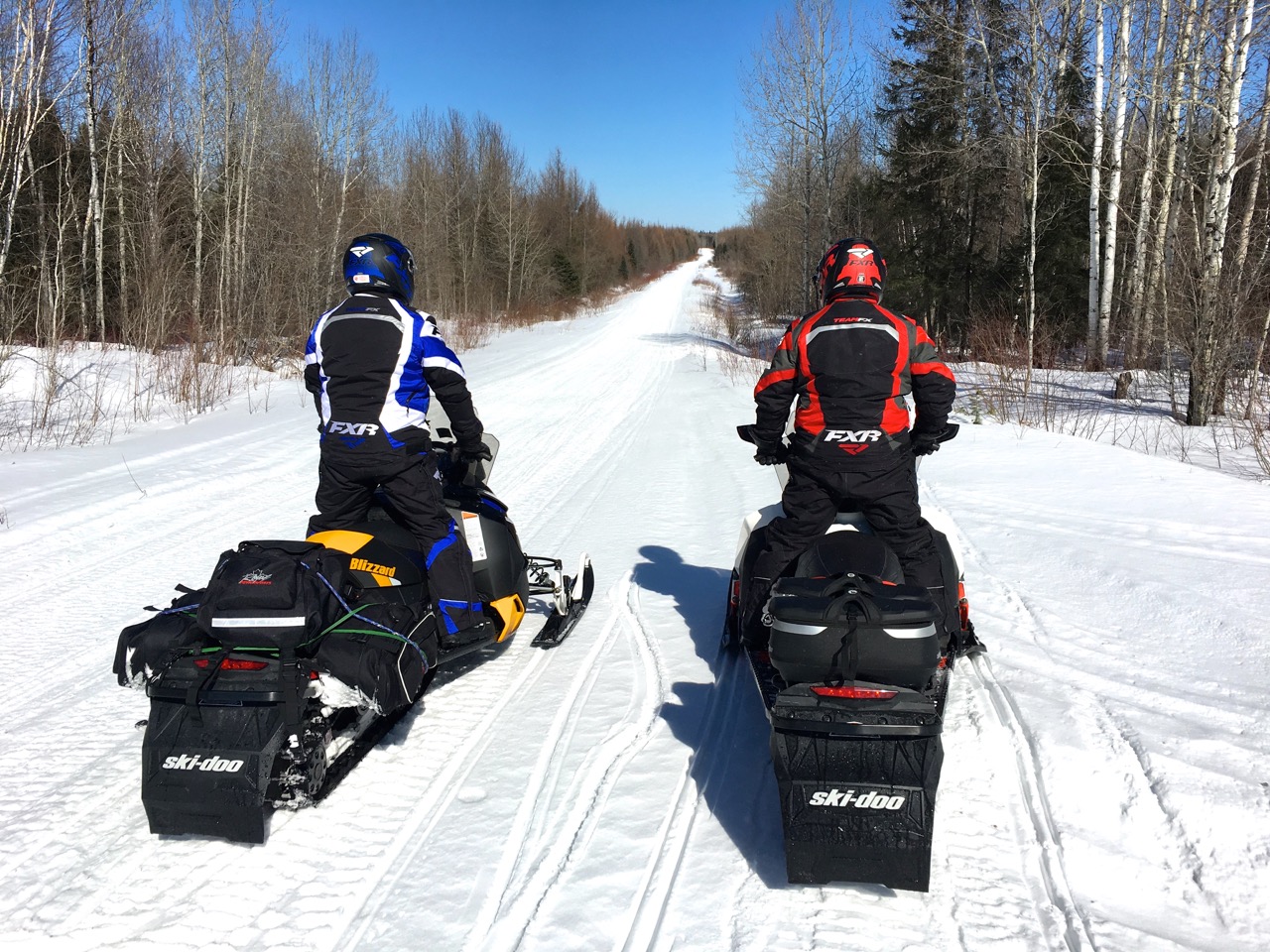 Cochrane Ontario Snowmobiling Snapshot