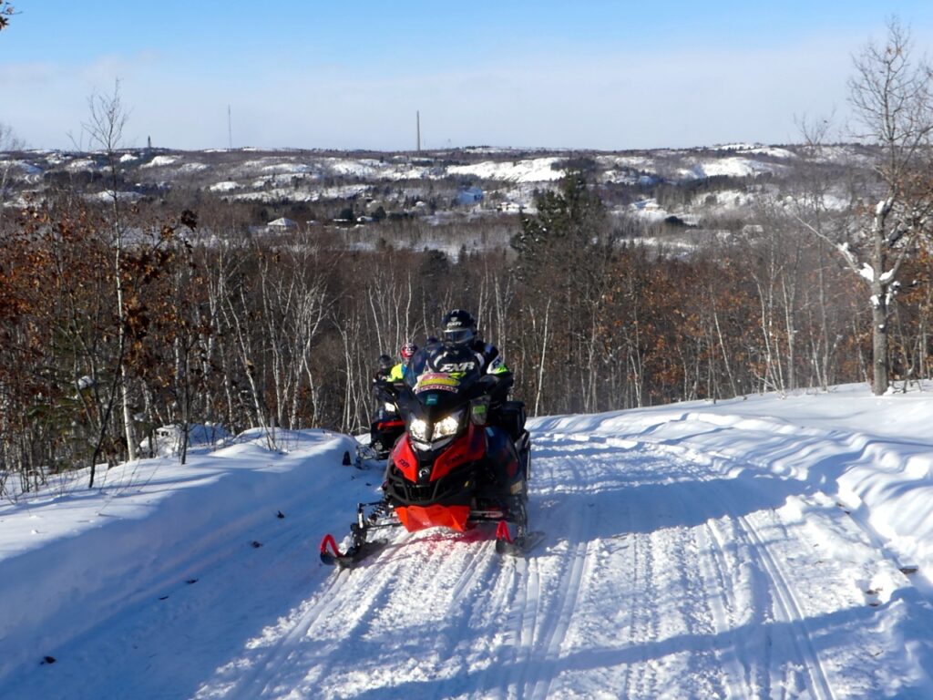 Snowmobile Greater Sudbury Region to see a variety of terrain and elevation.