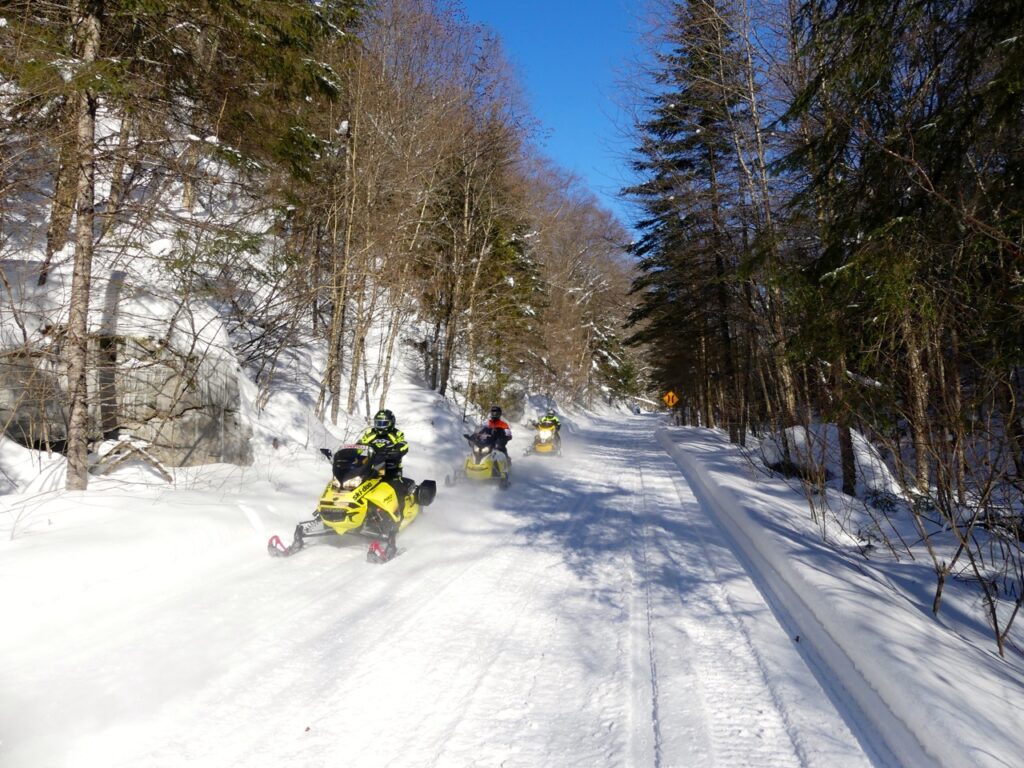 Outaouais snowmobile tour planner features superb trail riding