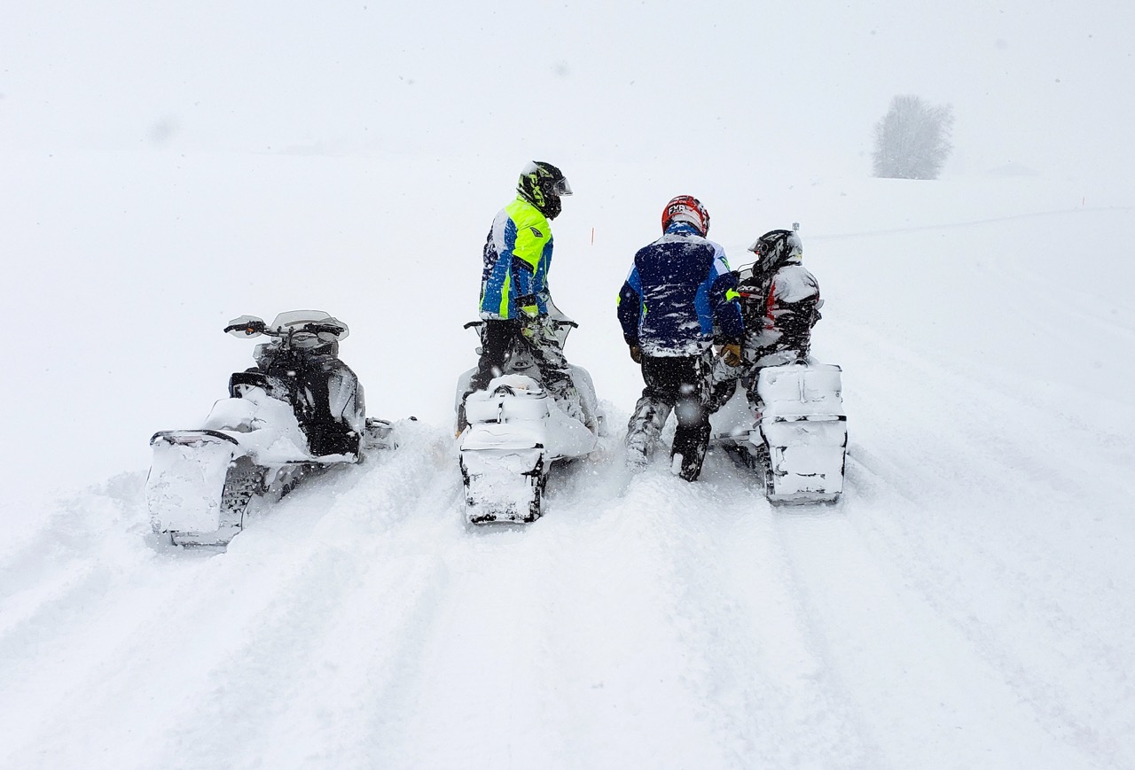 A winter storm can also limit visibility on the trail ahead.