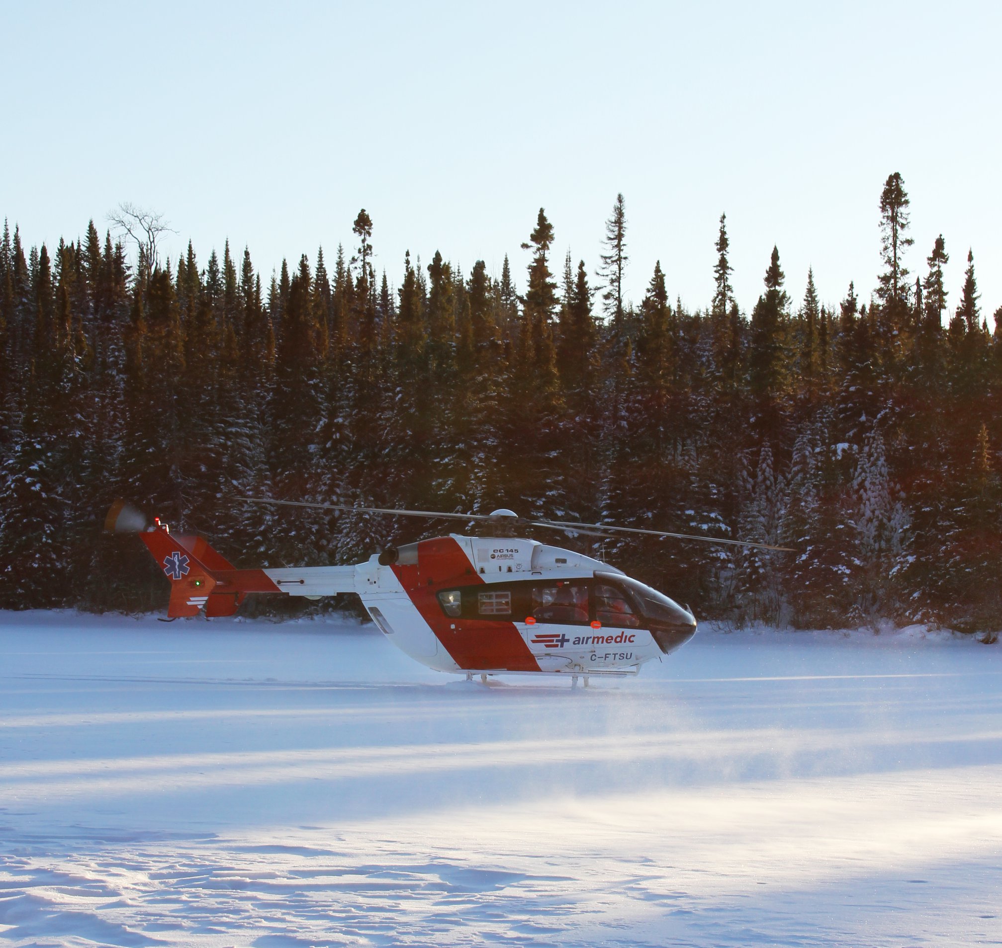 Help is only a flight away with Quebec snowmobiler rescue from Air Medic.
