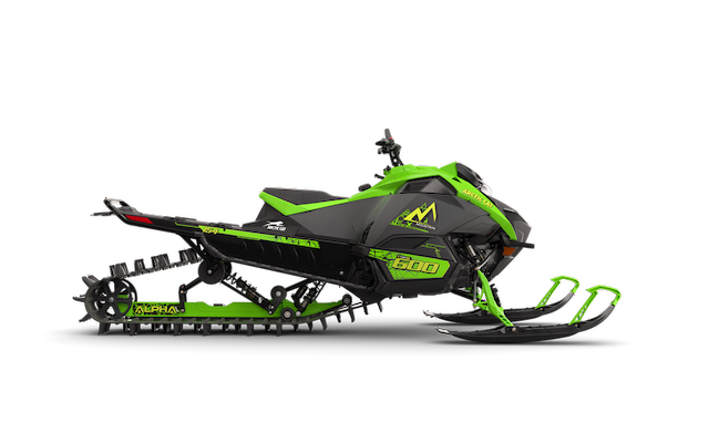 Arctic Cat snowmobiles are decked out in signature green for instant recognition on the snow.