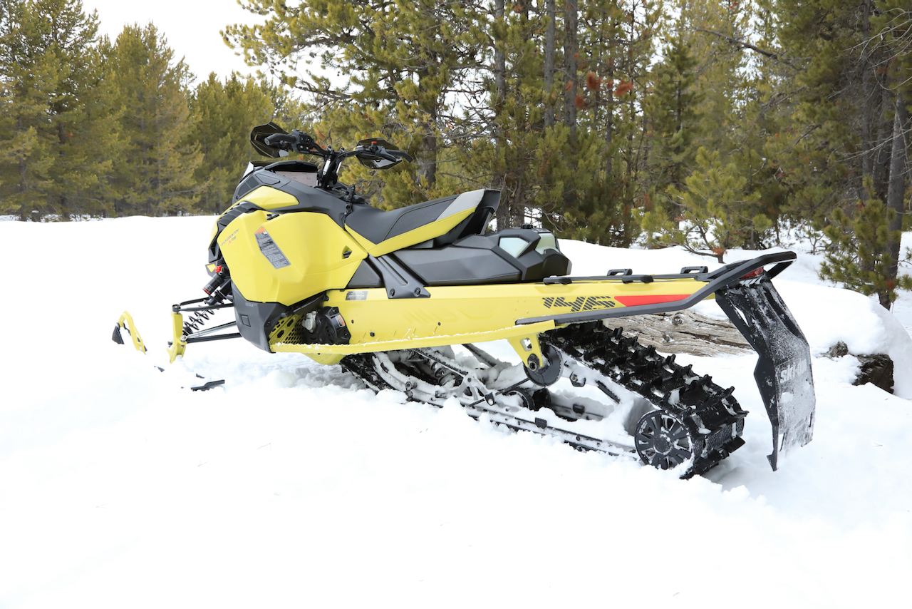 This is the longest track on a n-n-mountain sled among 2025 Ski-Doo snowmobiles.