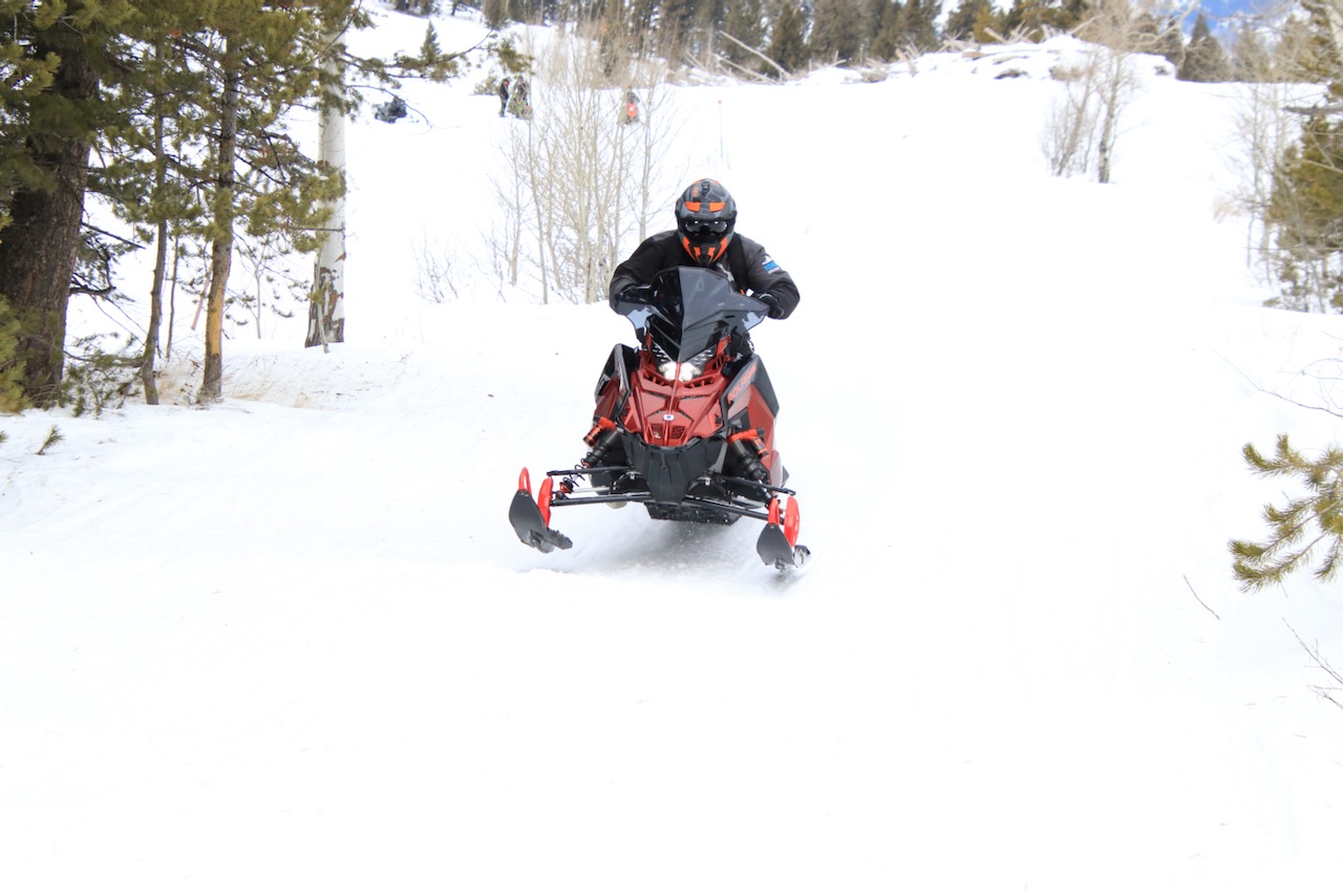 The IMU helps Polaris snowmobiles keep skis under control.